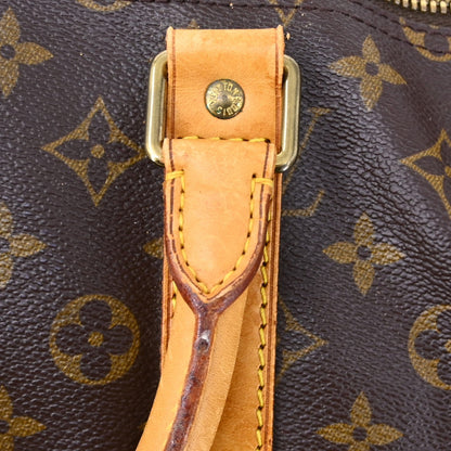 Louis Vuitton Keepall Bag Monogram Canvas, BROWN, CANVAS, Travel bag