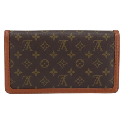 Louis Vuitton Dame Pochette Monogram Canvas, BROWN, CANVAS, Clutche & pouche