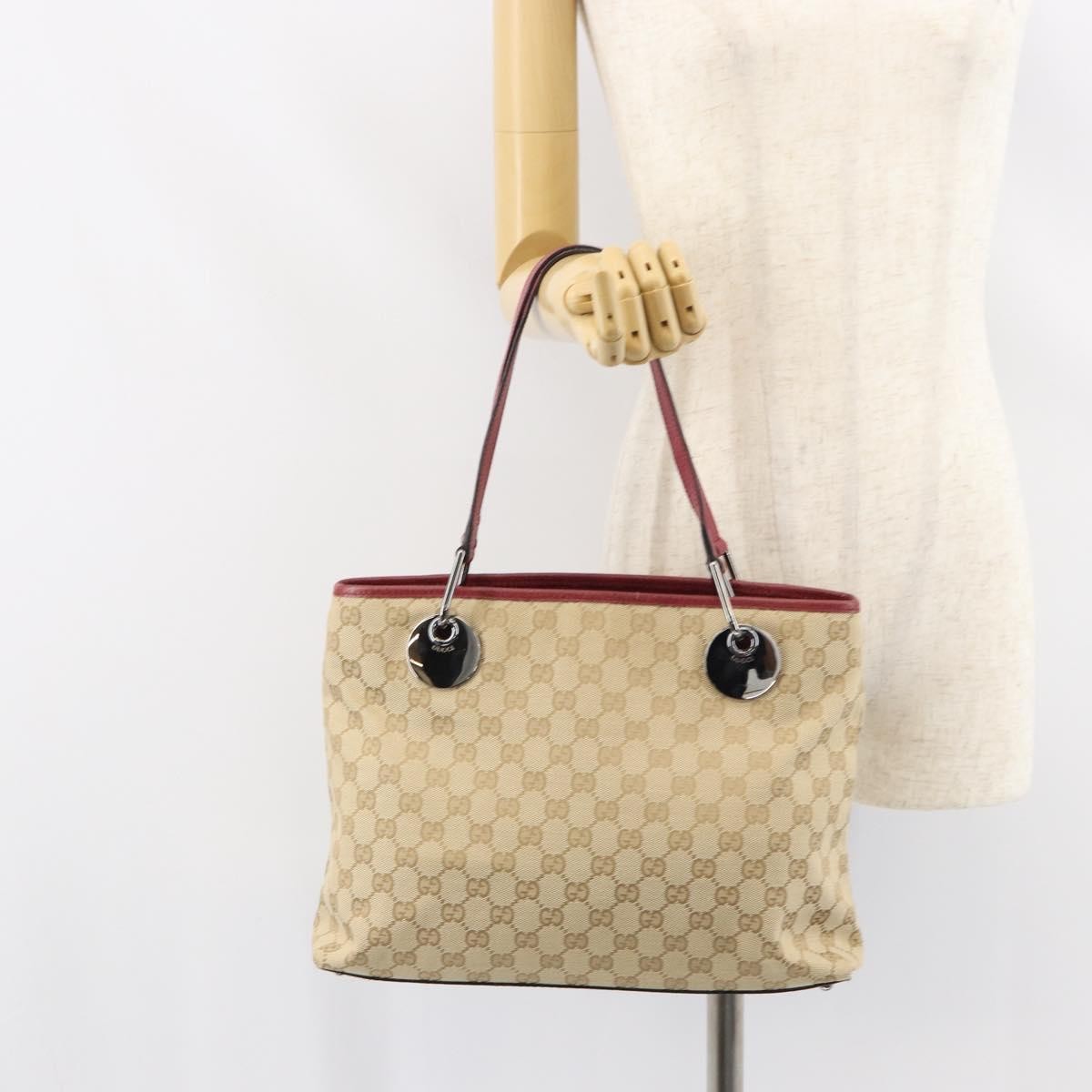 Gucci Eclipse Tote Medium, BEIGE, CANVAS, Tote bag