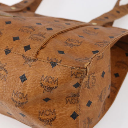 MCM Vintage Visetos Tote bag Canvas, BROWN, CANVAS, Tote bag
