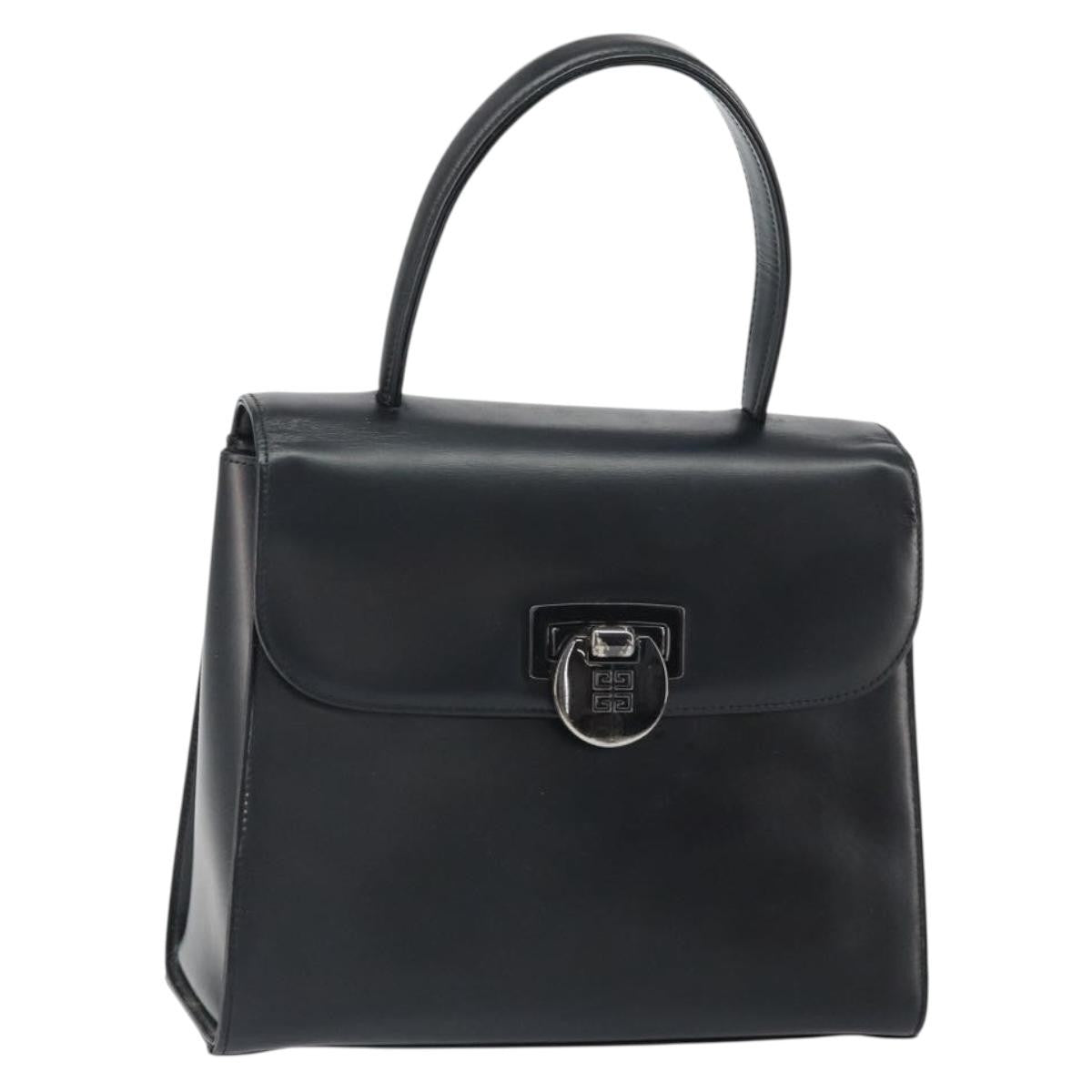 Givenchy Vintage 4G handbag Leather, BLACK, LEATHER, Handbag