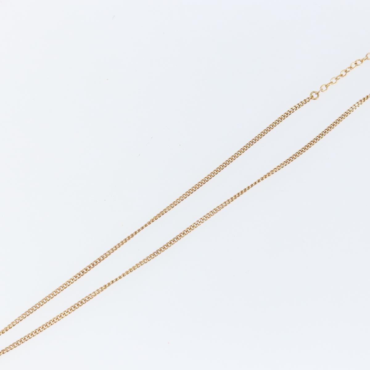 Christian Dior CD Pendant Necklace Metal, GOLD, METAL, Necklace
