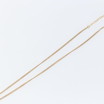 Christian Dior CD Pendant Necklace Metal, GOLD, METAL, Necklace