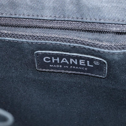 Chanel Timeless Half Moon Flap Bag Caviar, BROWN, LEATHER, Shoulder bag