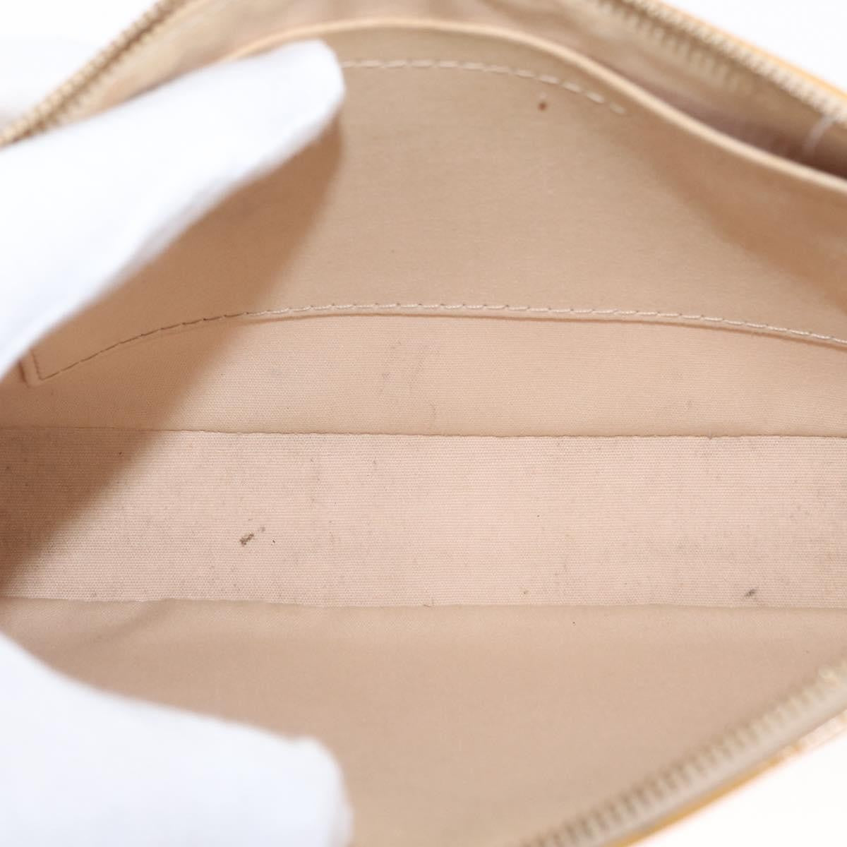 Louis Vuitton Pochette Accessoires NM Monogram Vernis, YELLOW, PATENT_LEATHER, Clutche & pouche