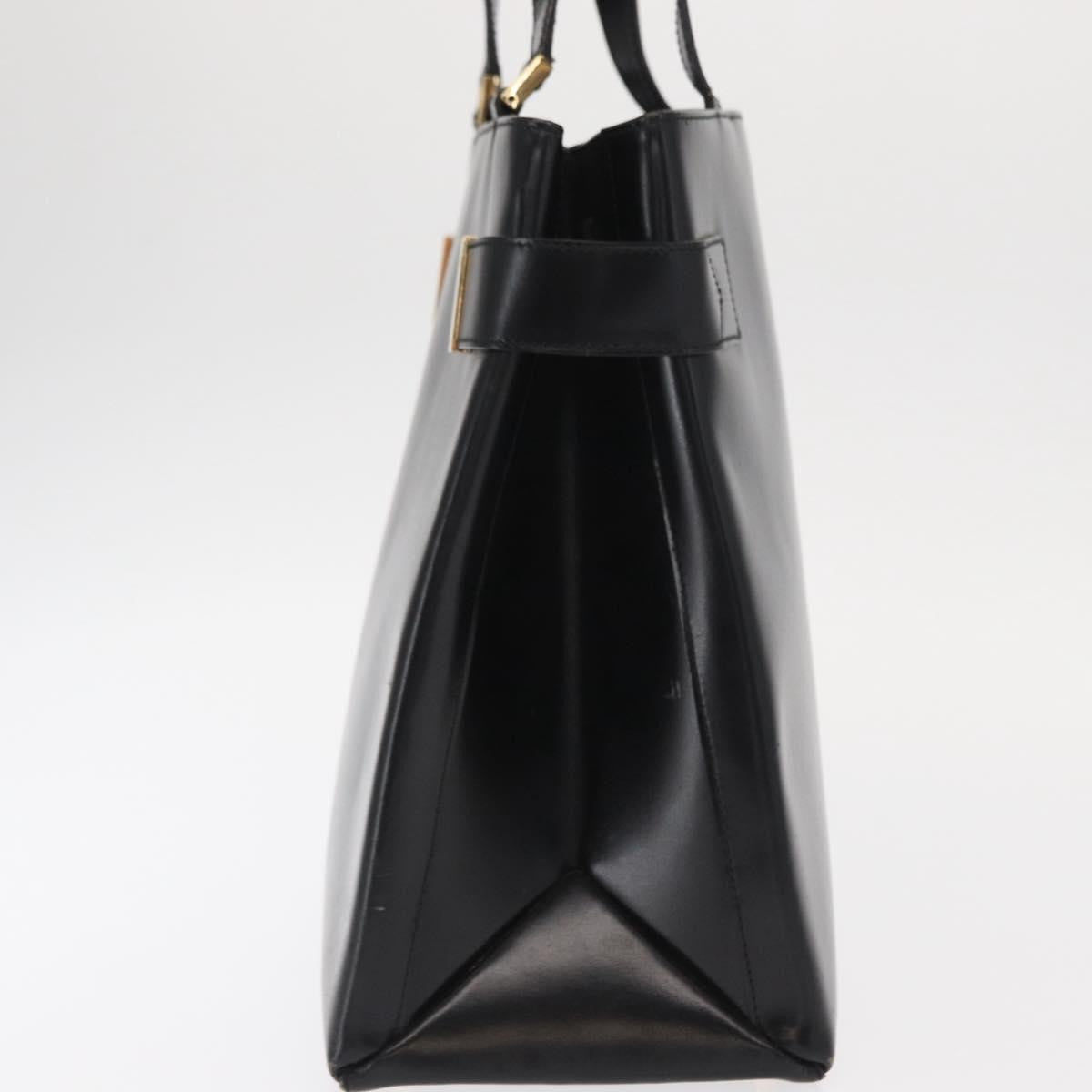 Gucci Vintage Handbag Leather, BLACK, LEATHER, Handbag