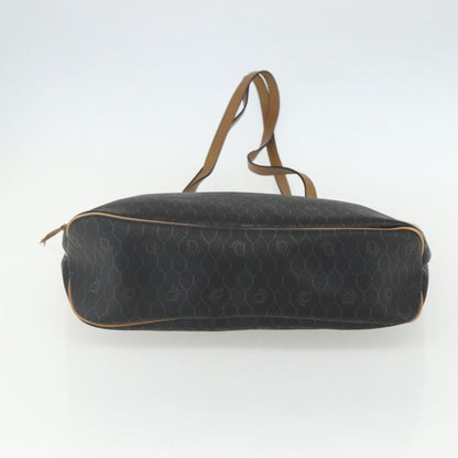 Christian Dior Vintage Honeycomb Tote Bag Canvas, BLACK, CANVAS, Tote bag