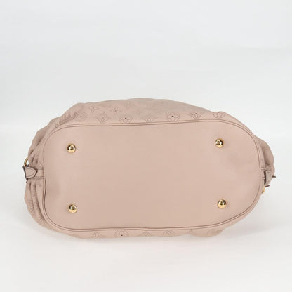 Louis Vuitton XL Hobo Mahina Leather, BEIGE, LEATHER, Tote bag