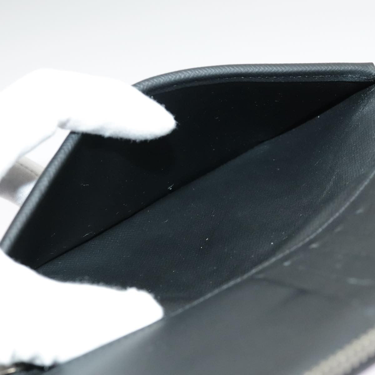 Louis Vuitton Zippy wallet vertical Damier Graphite, BLACK, CANVAS, Wallets