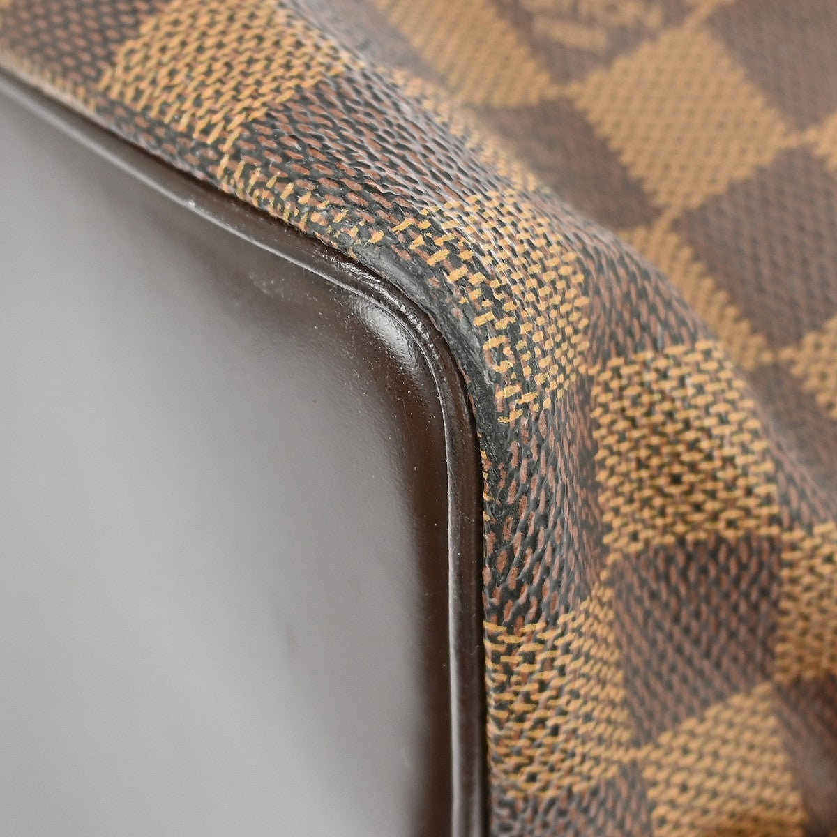 Louis Vuitton Chelsea Handbag Damier, Brown, Canvas, Tote Bag