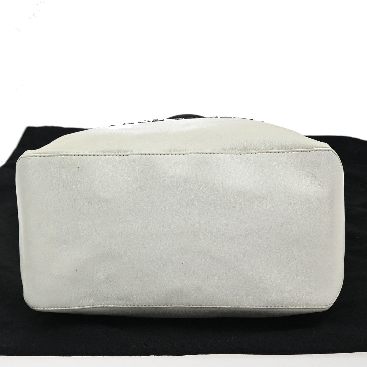 Chanel Essential 31 Rue Cambon Shopping Tote Leather, WHITE, LEATHER, Tote bag