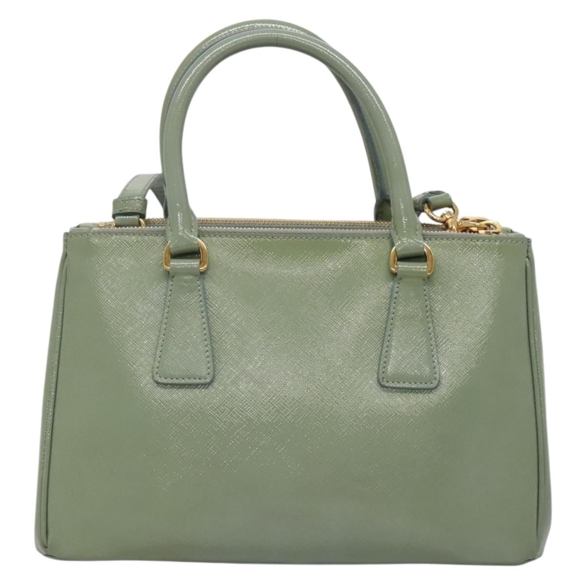 Prada Double Zip Lux Tote Saffiano Leather, GOLD, LEATHER, Handbag