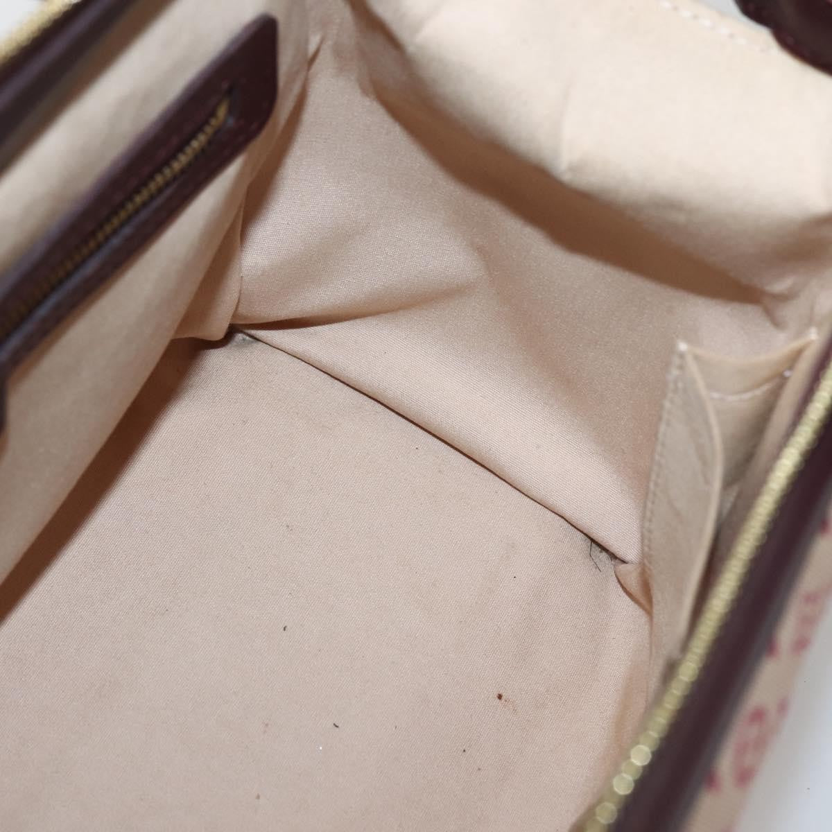 Louis Vuitton Josephine Handbag Mini Lin, RED, CANVAS, Handbag