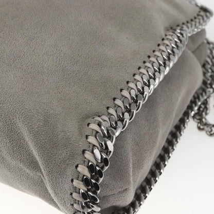 Stella McCartney Falabella Tote Shaggy Deer, GRAY, POLYESTER, Shoulder bag