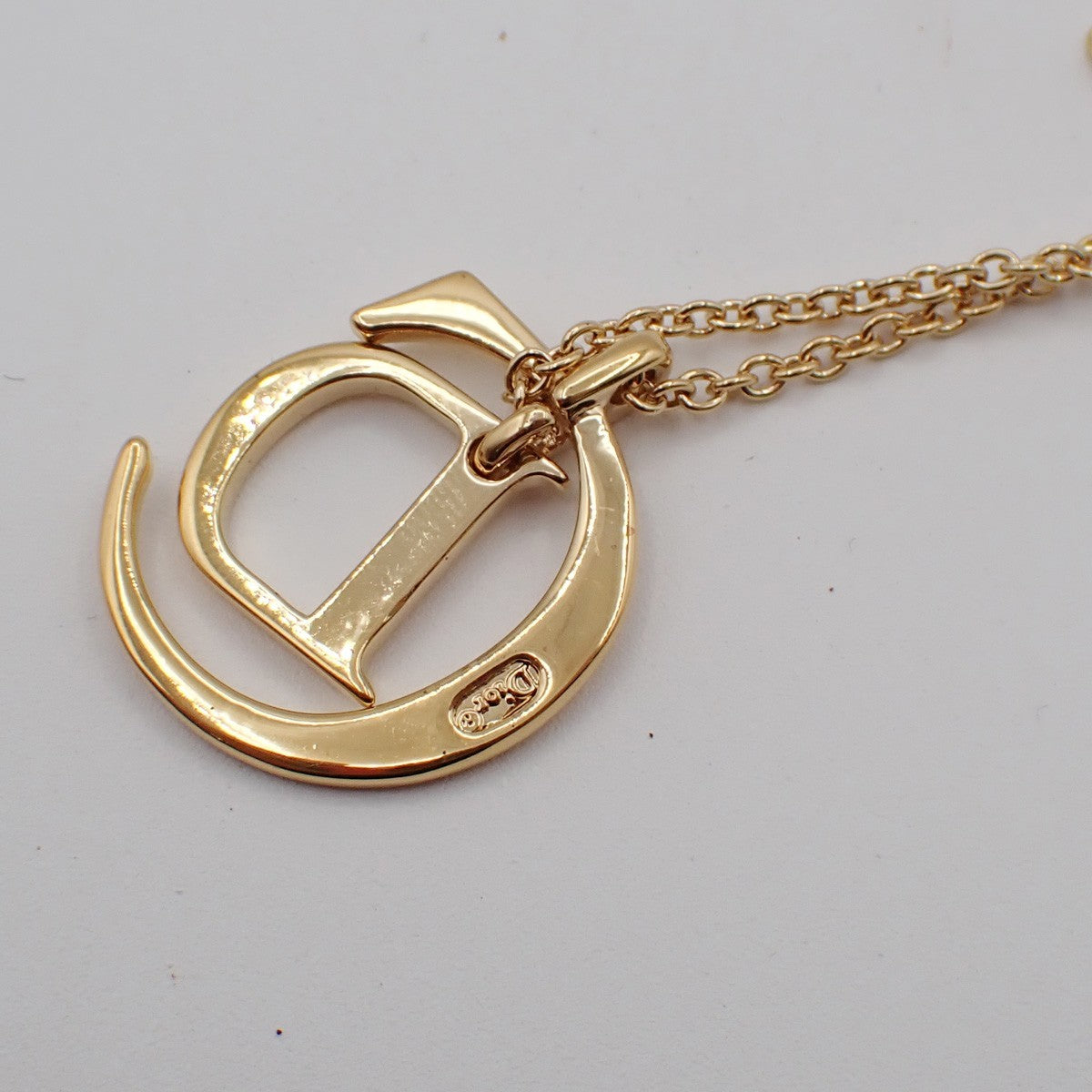 Christian Dior CD Logo necklace Metal, GOLD, GOLD_PLATED, Necklace