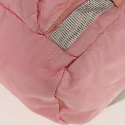 Prada Double Buckle Backpack Tessuto, Pink, Nylon, Backpack