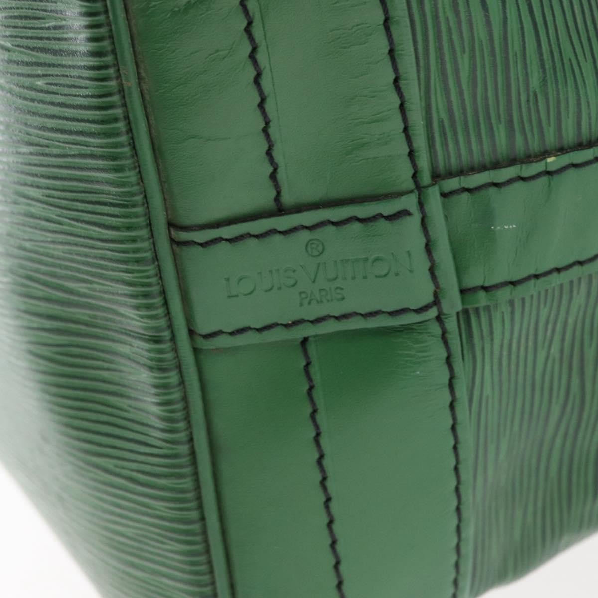 Louis Vuitton Noe Handbag Epi Leather, GREEN, LEATHER, Shoulder bag