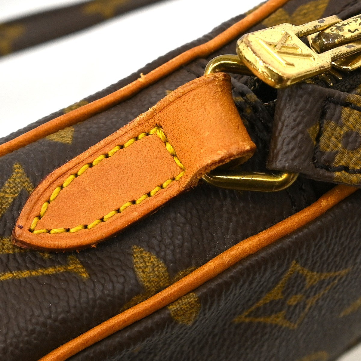 Louis Vuitton Danube Handbag Monogram Canvas, Brown, Canvas, Shoulder Bag