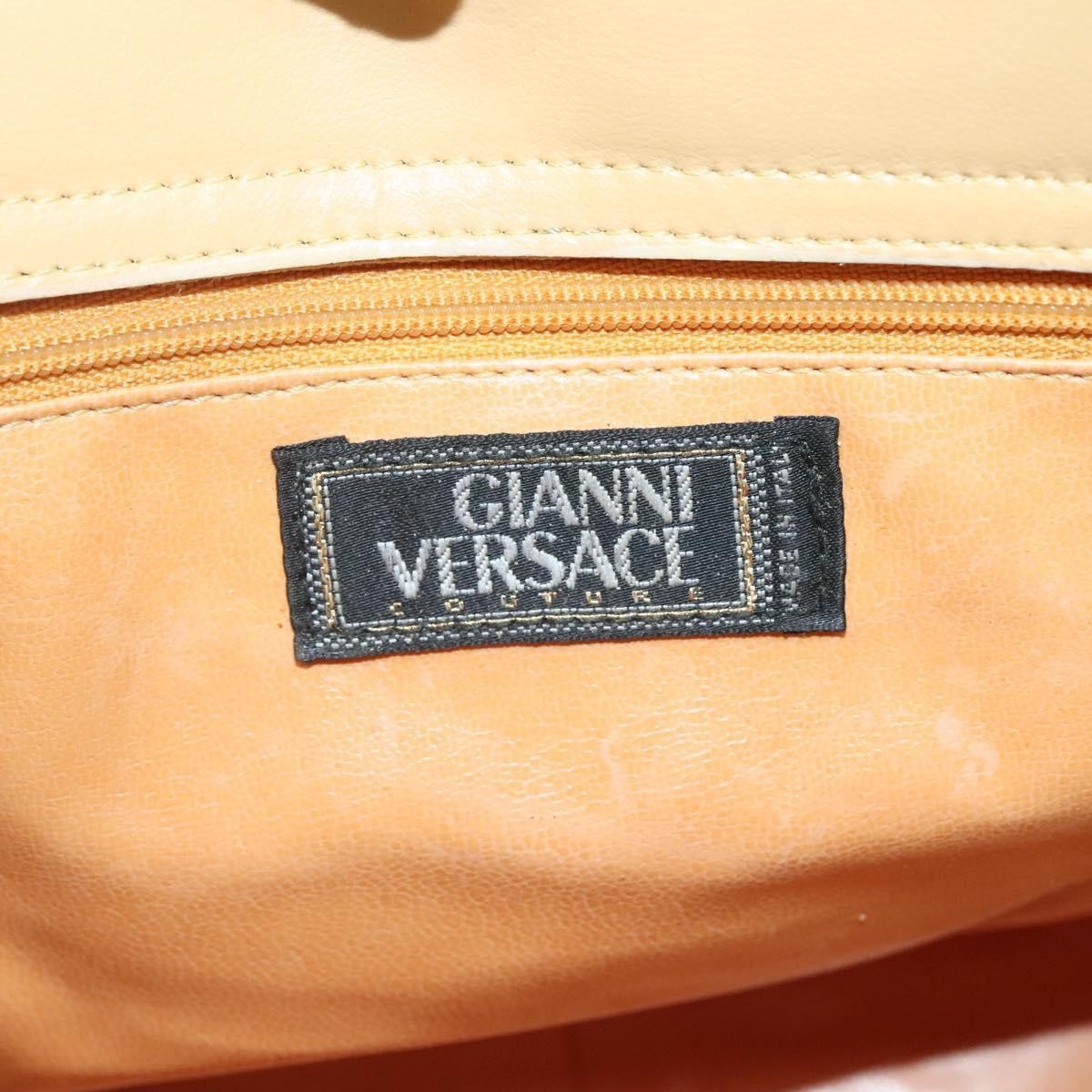 Versace Medusa Shoulder Bag Canvas, YELLOW, CANVAS, Shoulder bag