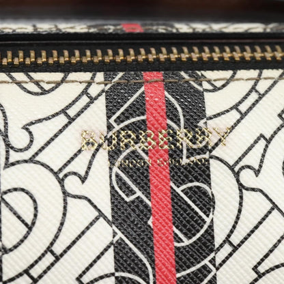 Burberry Barrel Crossbody Bag Monogram E-Canvas, BROWN, CANVAS, Crossbody bag