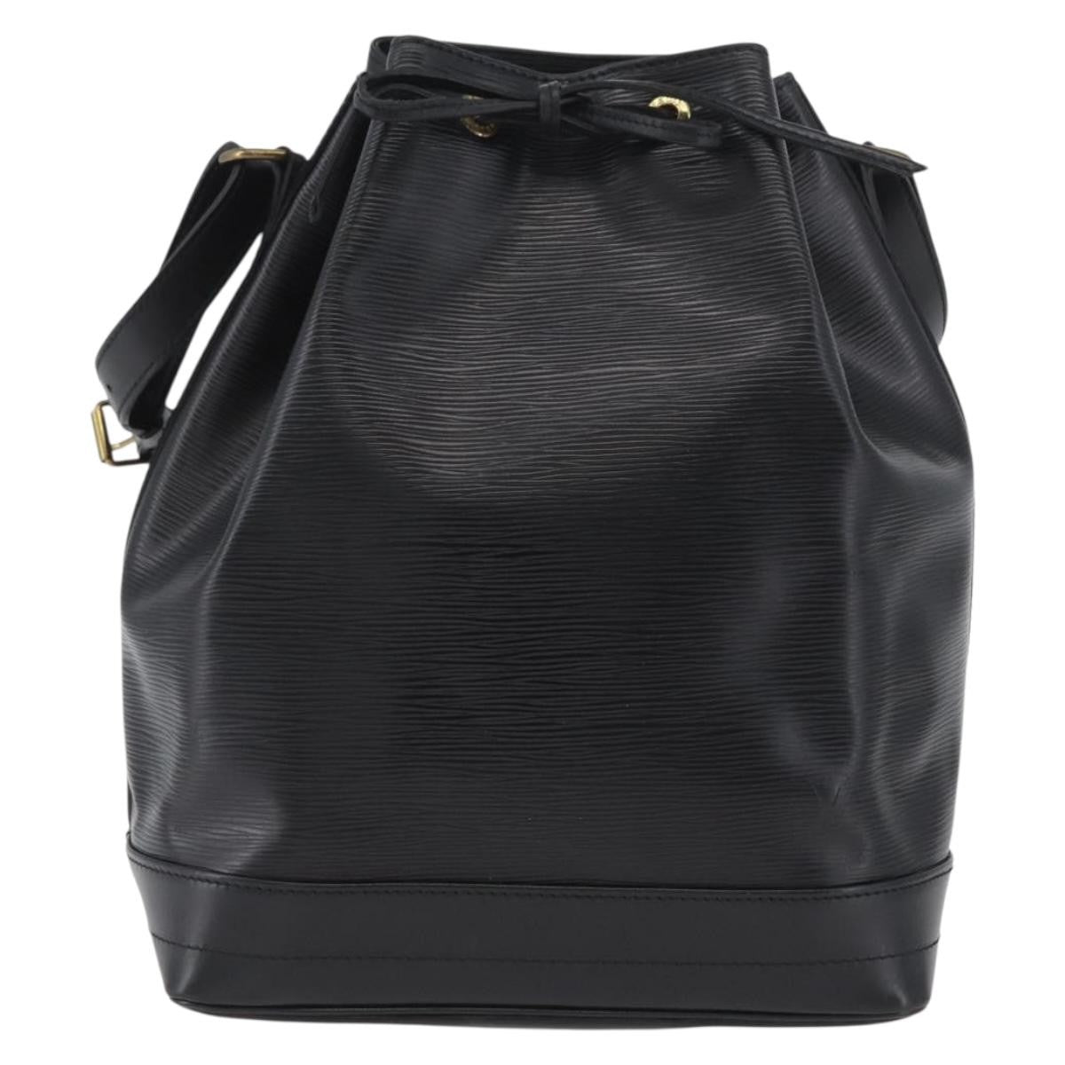 Louis Vuitton Noe Handbag Epi Leather, Black, Leather, Shoulder Bag