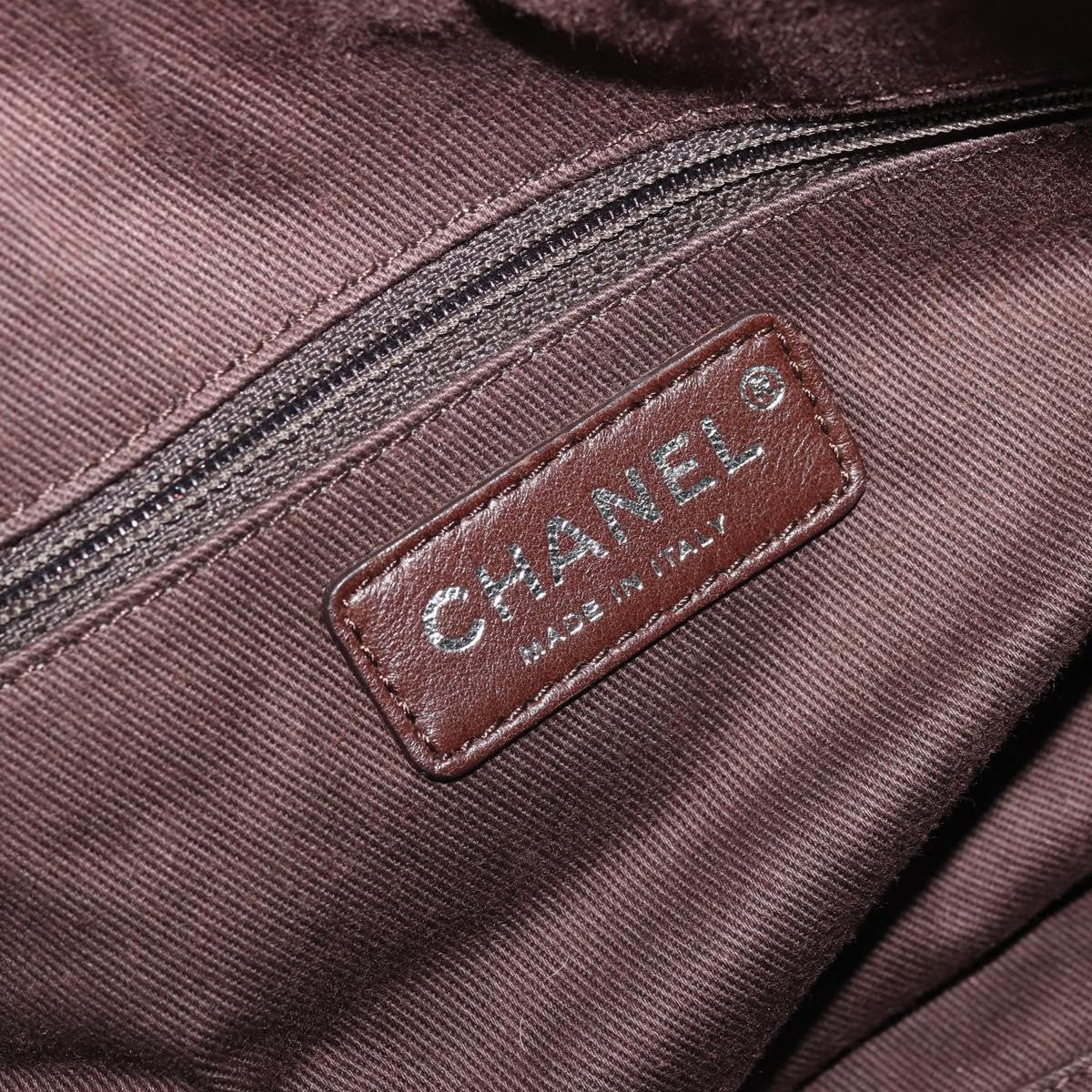 Chanel Matelassé Lambskin leather, Neutral, Leather, Handbag