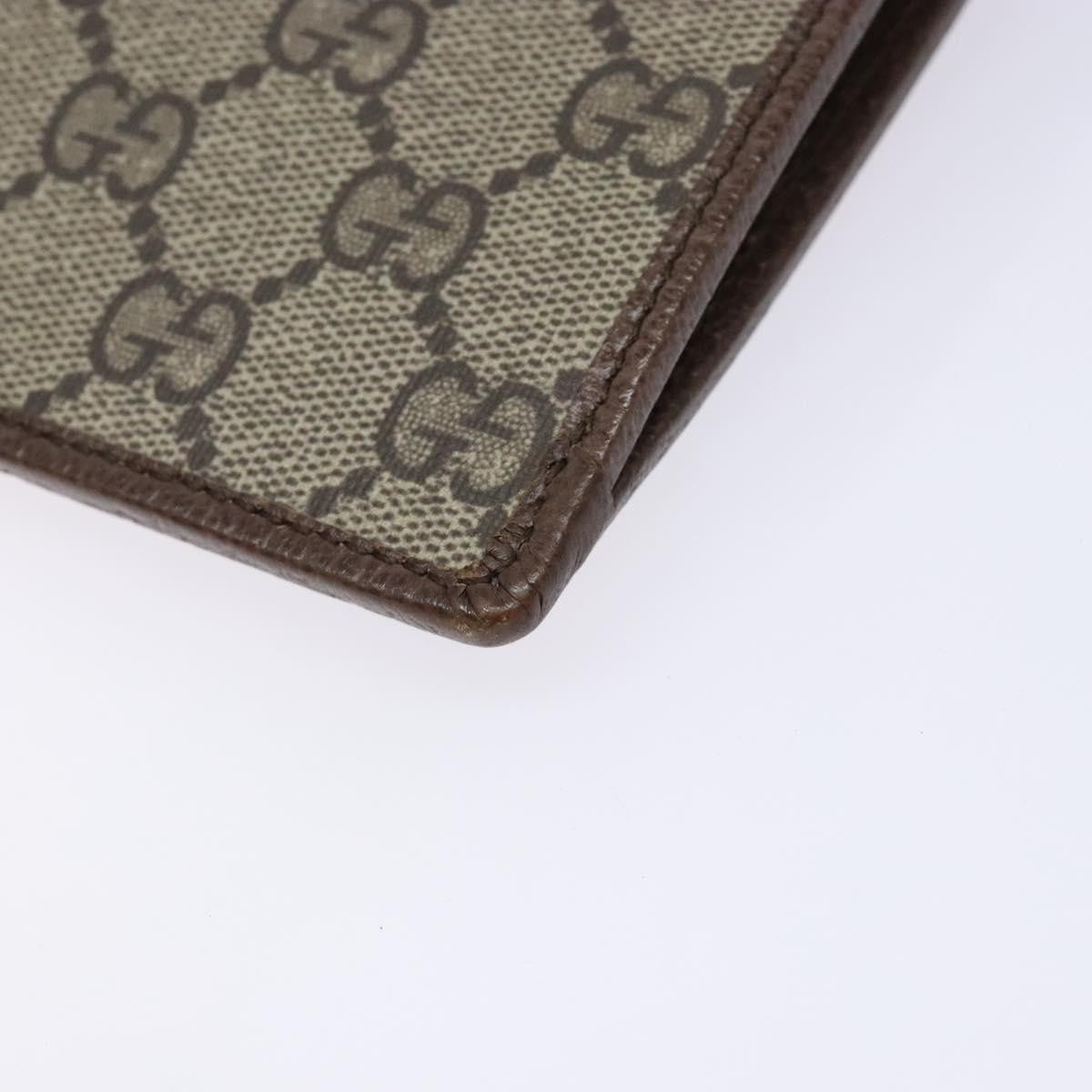 Gucci Vintage Web Sherry Line Handbag Canvas, BEIGE, PVC, Clutche & pouche