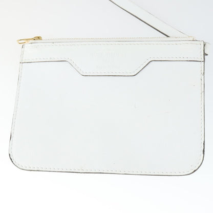 Louis Vuitton Flore Noe Handbag Perforated Leather, WHITE, LEATHER, Shoulder bag