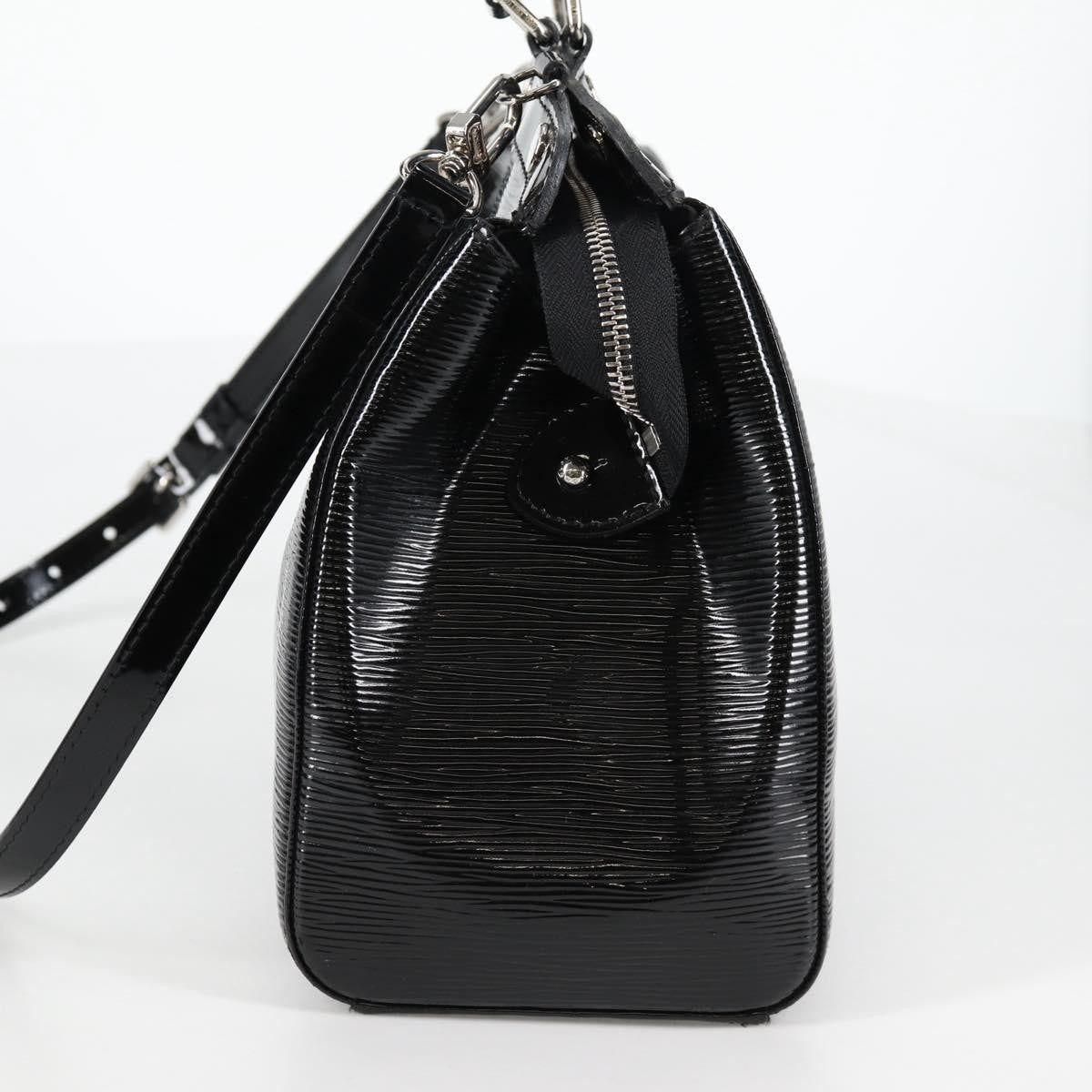 Louis Vuitton Brea Handbag Electric Epi Leather, BLACK, LEATHER, Handbag
