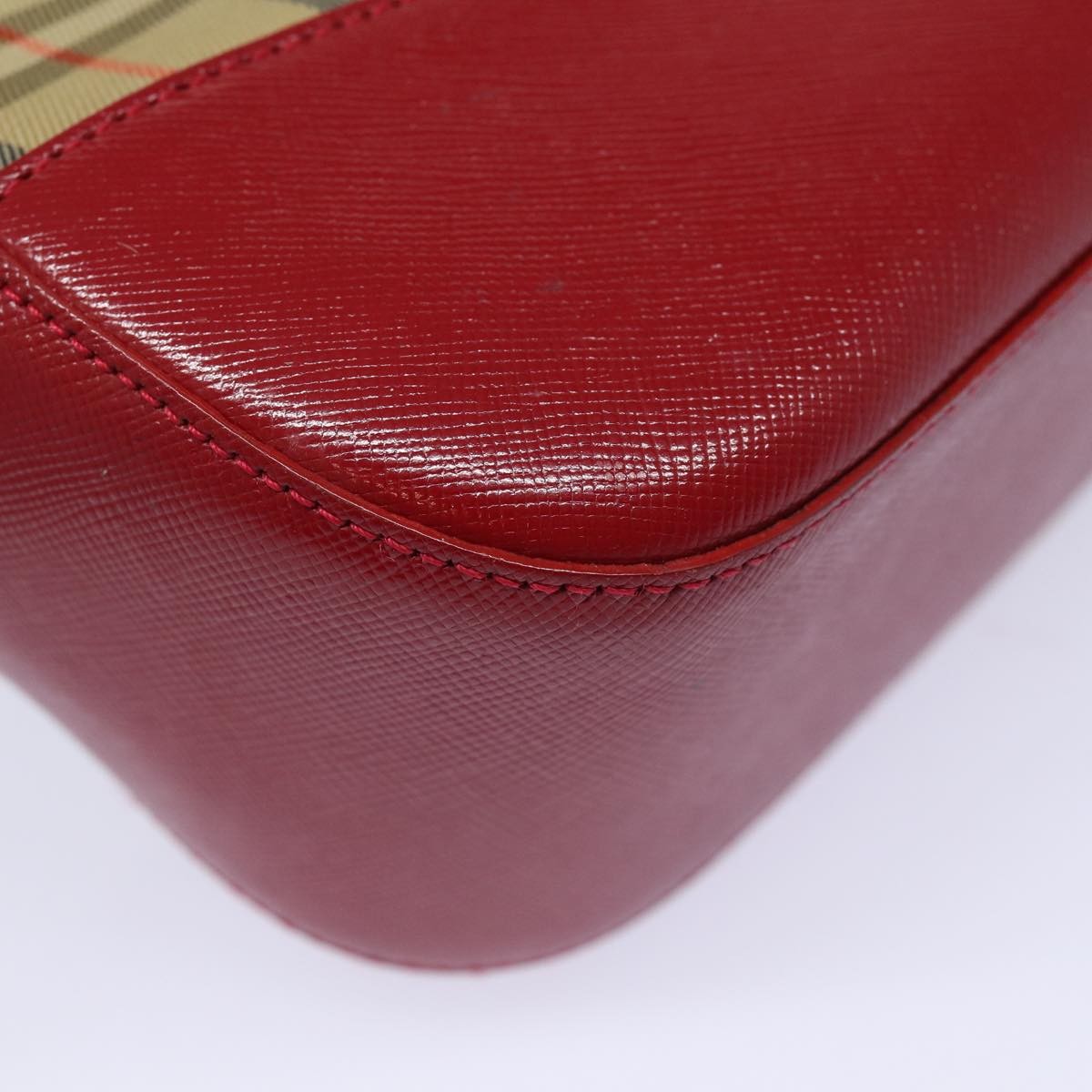 Burberry Nova Check Tote Canvas and Leather, BEIGE, CANVAS, Tote bag