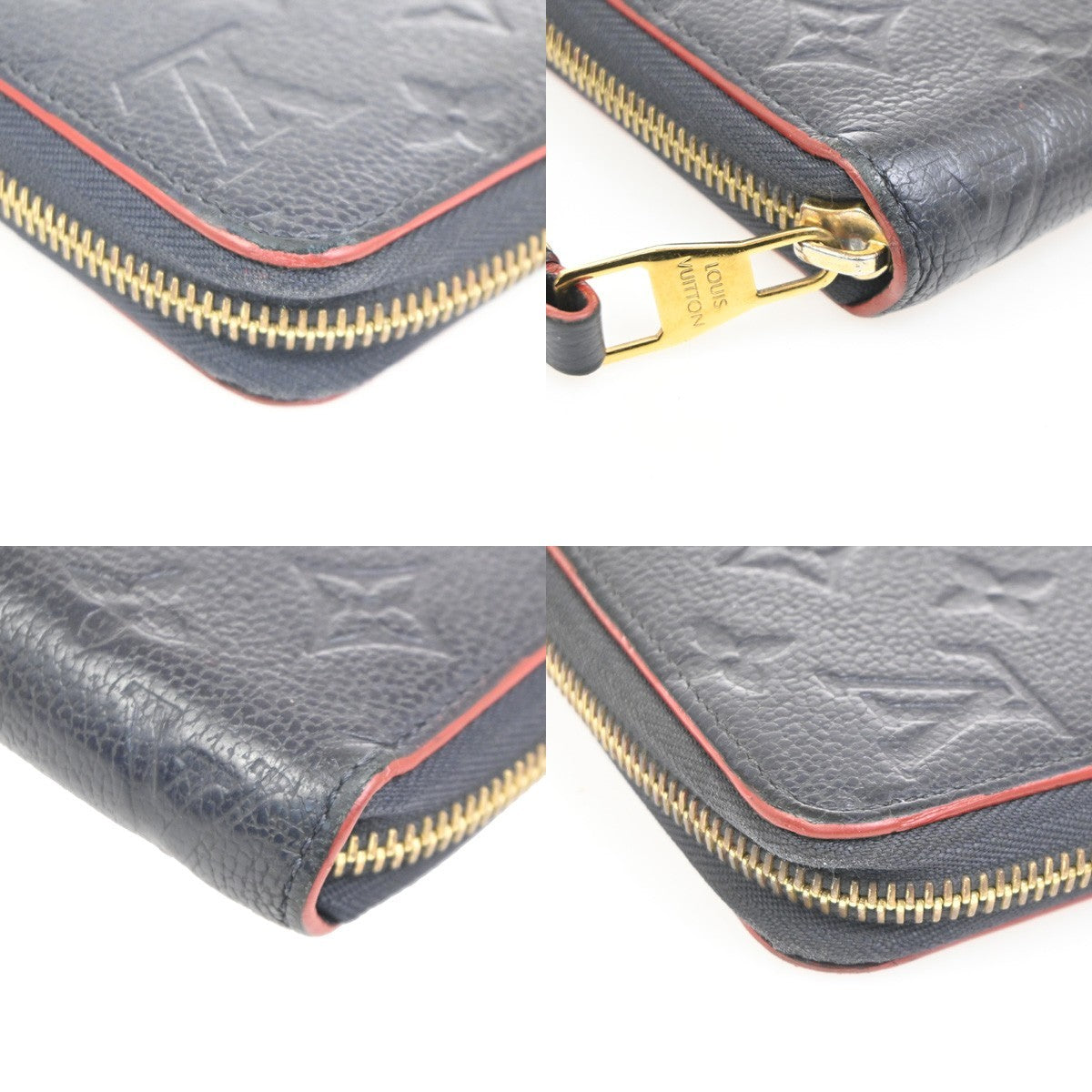 Louis Vuitton Portefeuille zippy Monogramme Empreinte Monogramme Empreinte, Red, Leather, Wallet