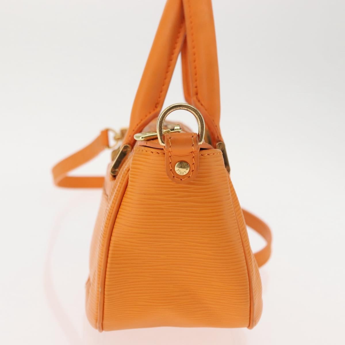 Louis Vuitton Danura Handbag Epi, ORANGE, LEATHER, Handbag