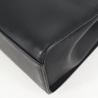 Gucci Bamboo Top Handle Convertible Tote Leather, BLACK, LEATHER, Tote bag