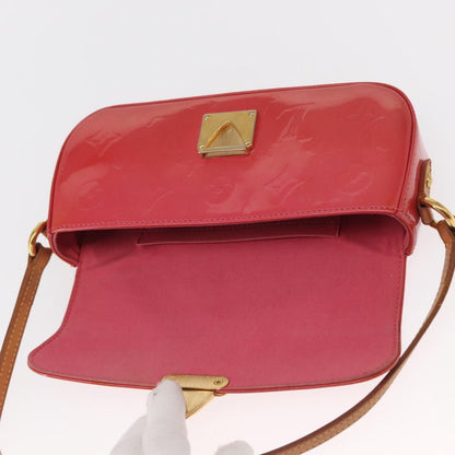 Louis Vuitton Malibu Street Handbag Monogram Vernis, RED, PATENT_LEATHER, Shoulder bag