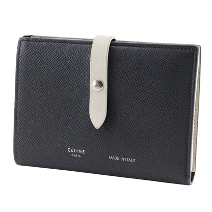 Celine Multifunction Strap Wallet Leather, BLACK, LEATHER, Wallets