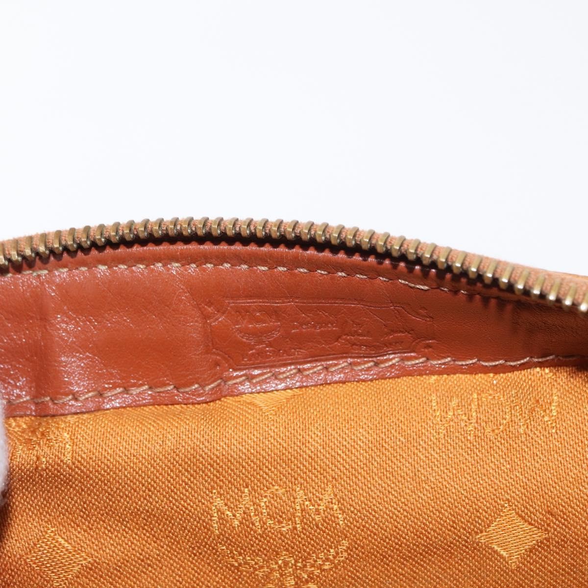 MCM Visetos logogramme Handbag Canvas and Leather, BROWN, CANVAS, Handbag