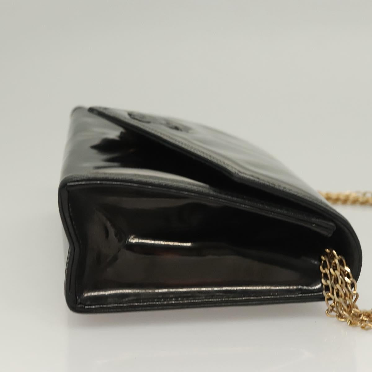 Chanel CC Envelope Flap Crossbody Patent leather, BLACK, PATENT_LEATHER, Clutche & pouche