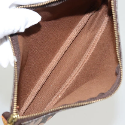 Louis Vuitton Pochette Accessoires Limited Edition Monogram Graffiti, ORANGE, CANVAS, Clutche & pouche