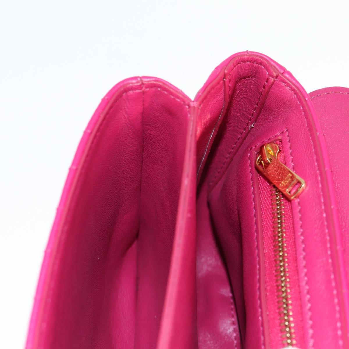 Celine C Bag Quilted Leather, PINK, LEATHER, Handbag