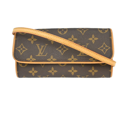 Louis Vuitton Twin Handbag Monogram Canvas, Brown, Canvas, Clutch