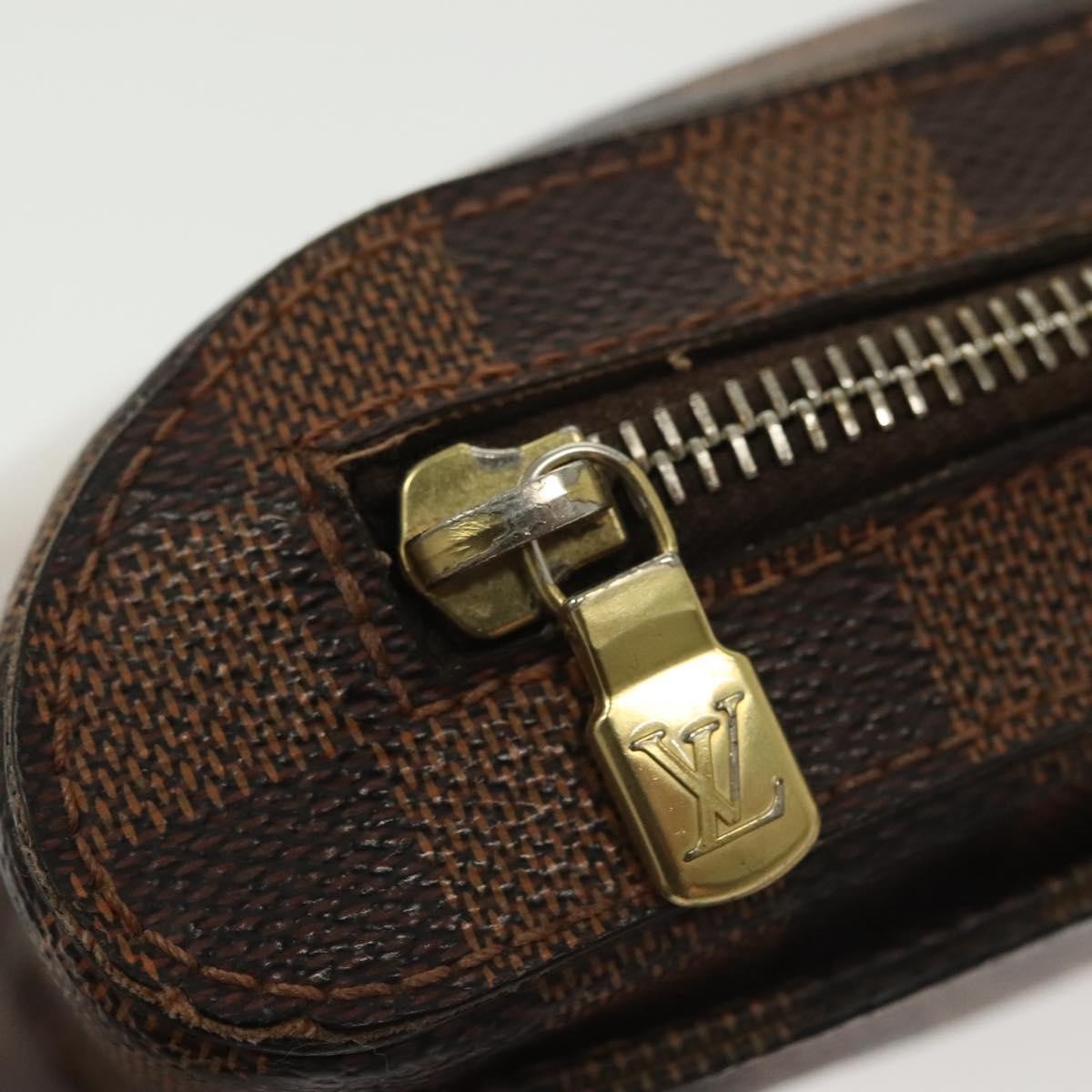 Louis Vuitton Geronimos Waist Bag Damier, BROWN, CANVAS, Shoulder bag