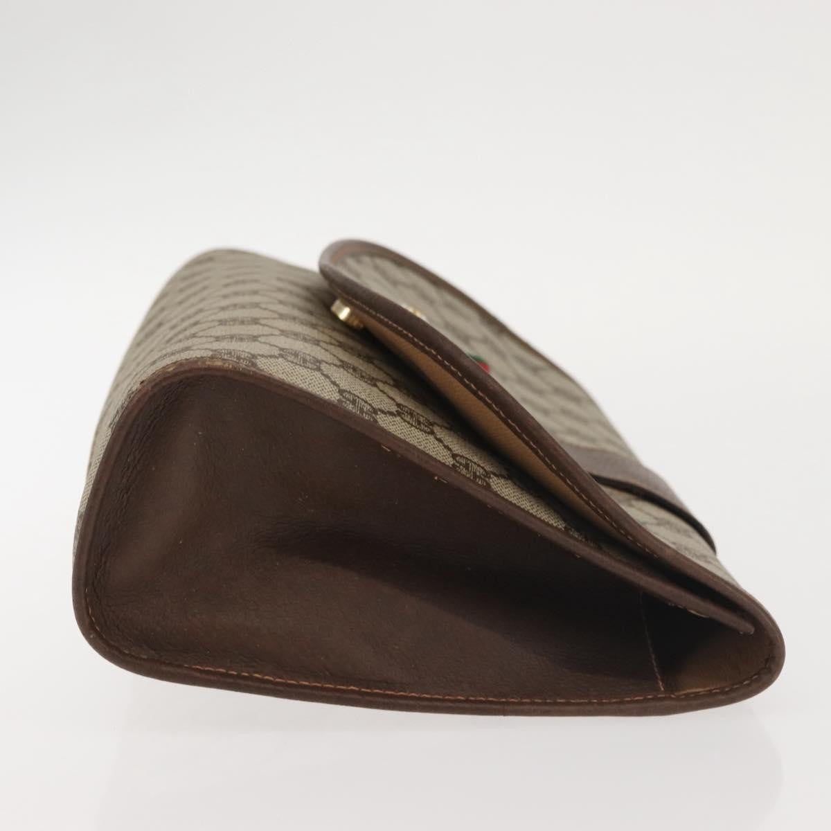 Gucci Vintage old clutch Canvas, BEIGE, PVC, Clutche & pouche