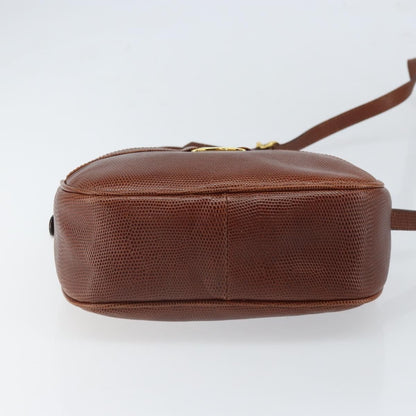 Salvatore Ferragamo Vara Bow camera Shoulder Bag Leather, BROWN, LEATHER, Shoulder bag