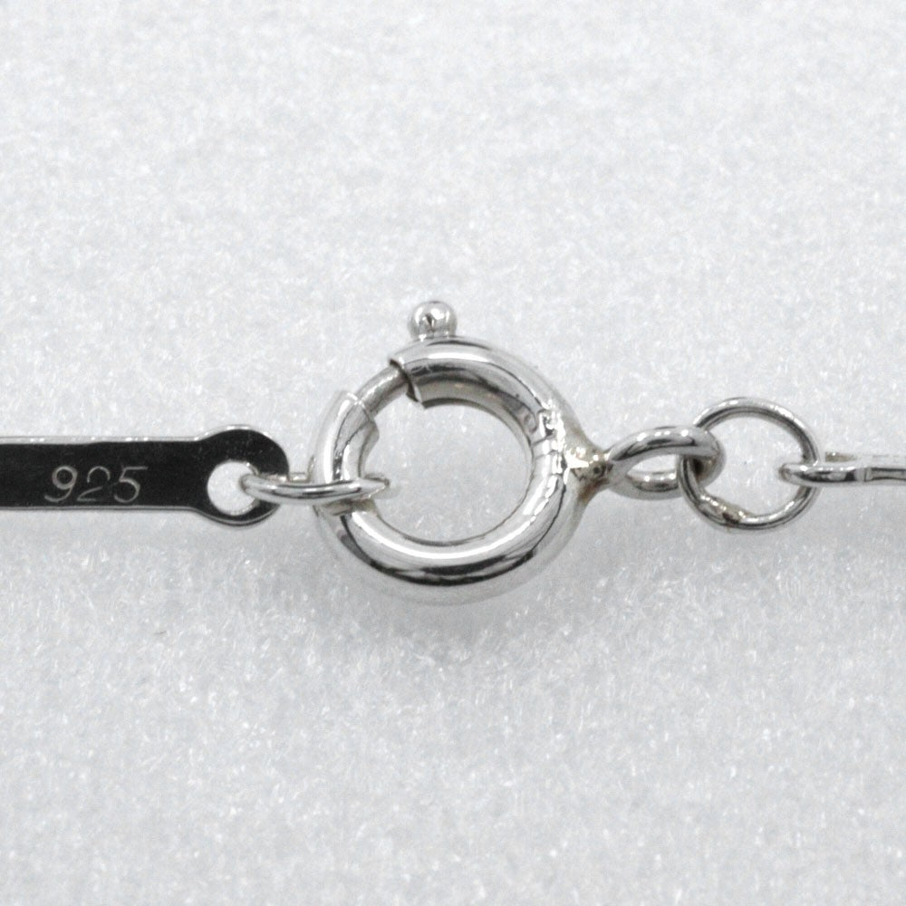 Tiffany & Co. Elsa Peretti Open Heart Pendant Necklace Sterling Silver, SILVER, SILVER, Necklace