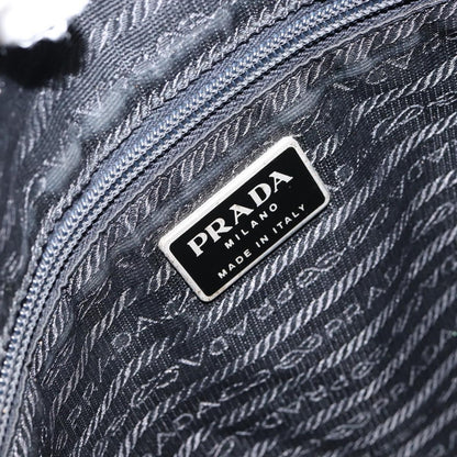 Prada Front Pocket Messenger Bag Tessuto, BLACK, NYLON, Shoulder bag