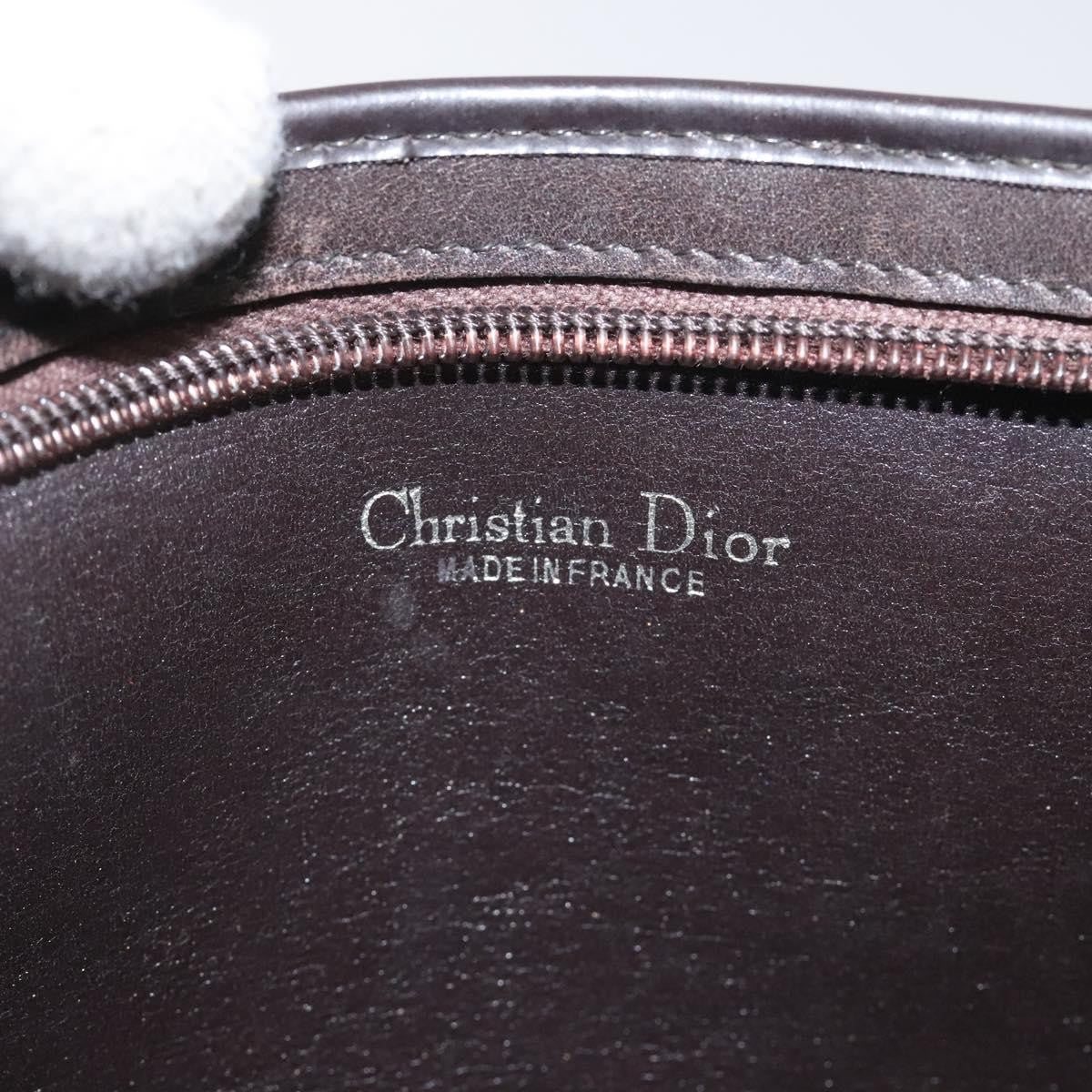 Christian Dior Vintage Trotter Shoulder Bag Canvas, BROWN, CANVAS, Shoulder bag