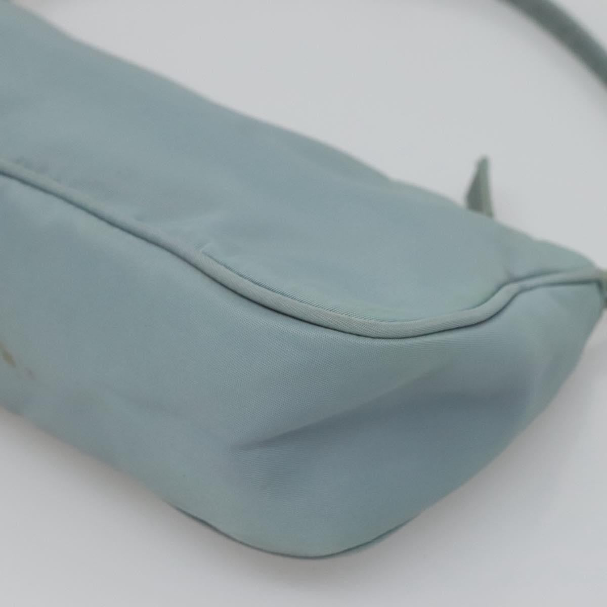 Prada Pochette Shoulder Bag Tessuto, BLUE, NYLON, Clutche & pouche