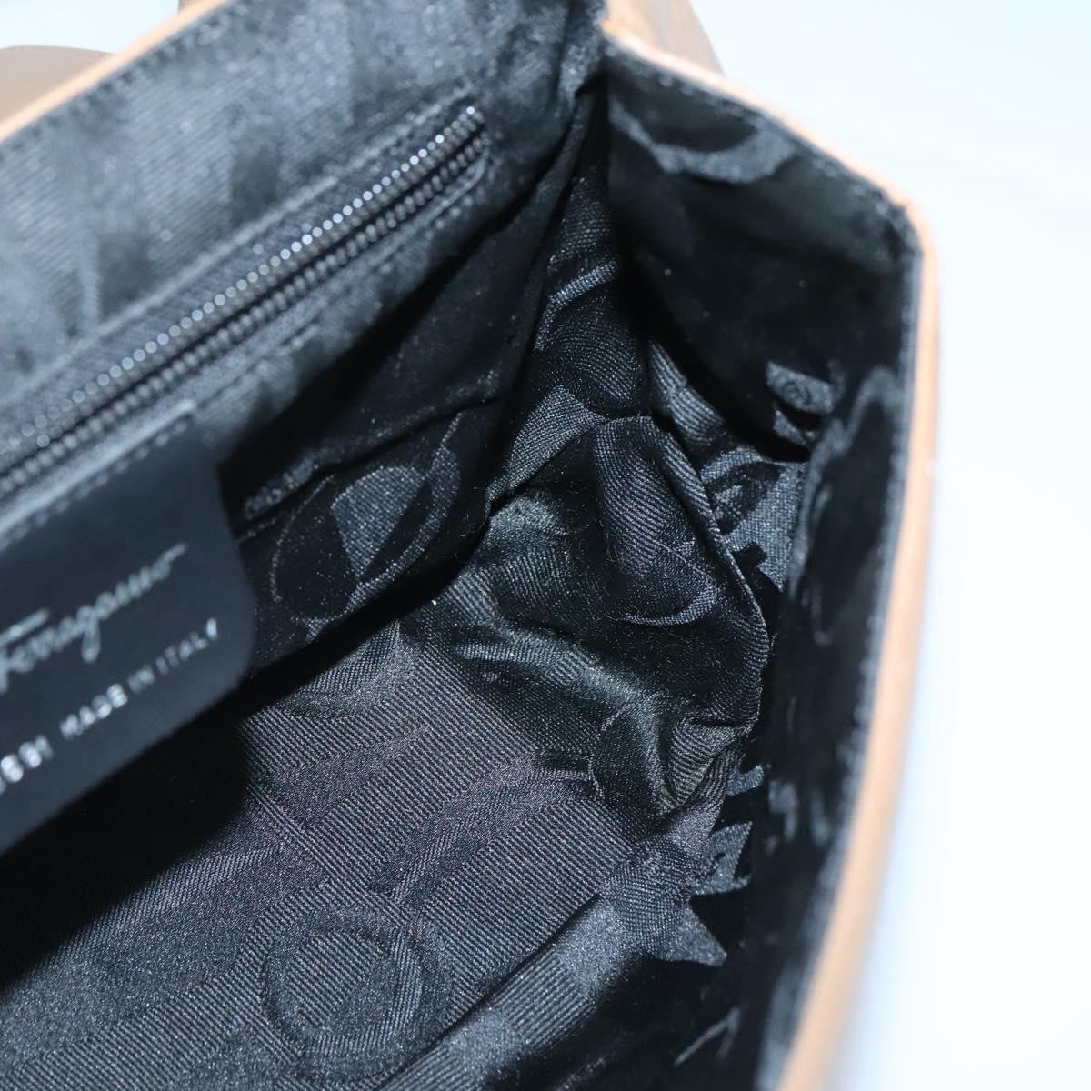 Salvatore Ferragamo Vala Shoulder Bag Leather, BROWN, LEATHER, Shoulder bag