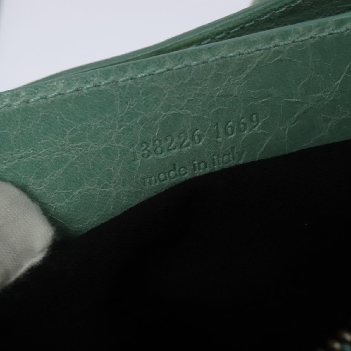 Balenciaga Hip Classic Studs Crossbody Bag Leather, BLUE, LEATHER, Shoulder bag