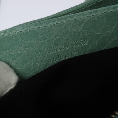 Balenciaga Hip Classic Studs Crossbody Bag Leather, BLUE, LEATHER, Shoulder bag